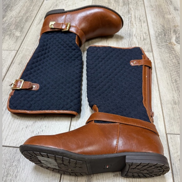 Tommy Hilfiger Andrea Equestrian Boots Quilted Women’s Size 5 - Picture 4 of 9